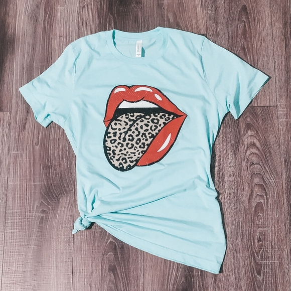 Roaring Unicorn Tops - LAST ONE LEFT Jagger Leopard Tee
